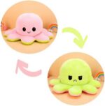 [Ctrl+Home] - Reversible Octopus Plush Toy – Cute Double-Sided Mood Stuffed Animal – Random Color – Soft Kawaii Gift for Kids, Teens & Stress Relief - Image 7