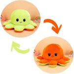 [Ctrl+Home] - Reversible Octopus Plush Toy – Cute Double-Sided Mood Stuffed Animal – Random Color – Soft Kawaii Gift for Kids, Teens & Stress Relief - Image 3