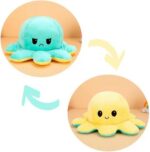 [Ctrl+Home] - Reversible Octopus Plush Toy – Cute Double-Sided Mood Stuffed Animal – Random Color – Soft Kawaii Gift for Kids, Teens & Stress Relief - Image 4