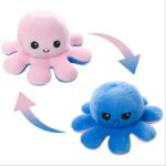 [Ctrl+Home] - Reversible Octopus Plush Toy – Cute Double-Sided Mood Stuffed Animal – Random Color – Soft Kawaii Gift for Kids, Teens & Stress Relief - Image 2