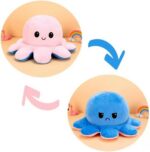 [Ctrl+Home] - Reversible Octopus Plush Toy – Cute Double-Sided Mood Stuffed Animal – Random Color – Soft Kawaii Gift for Kids, Teens & Stress Relief - Image 8