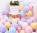 [CTRL & HOME] - 100 PCS Latex Balloons Set, Multicolor Party Balloons 25cm, Thick Non-Toxic Balloons for Birthday, Wedding, Baby Shower & Party Decorations (Macaron) - Image 6