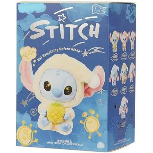 [CTRL & HOME] - Stitch “Eat Something Before Sleep” Blind Box Collectible Figure | Cute Vinyl Toy Mini Figure | 6 Regular + 1 Secret Design | Random Surprise Box for Collection & Gift
