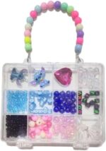 [CTRL & HOME] - DIY Beading Kit for Bracelets with Gemstone Beads,Alphabet Letter Beads for Girls Women, Craft Jewelry Making Supplies, Craft Gift Ideas,Size:13 * 10 * 2cm (Stitch (12grids)) - Image 2