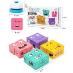 [CTRL & HOME] - Expression Puzzle Building Blocks Game for Kids, Face Matching Cube Game with 72 Challenge Cards and Bell, Educational Emotion Recognition Toy for Boys and Girls Ages 3+ - Image 2