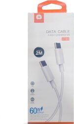[CTRL & HOME] - 60W USB-C to USB-C Charger Cable, 2m Fast Charging Cable Type-C, PD Power Delivery for MacBook Pro/Air, iPad Pro, Samsung Galaxy, Pixel, Switch and More (White) - Image 2
