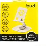 [CTRL & HOME] - budi Metal Phone Stand | 360° Rotating | 180° Foldable Adjustable Desktop Holder | Aluminum Alloy | Anti-Slip Silicone | Compatible with 4–12.9 inch Phones & Tablets - Image 3