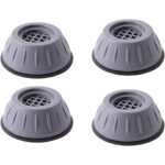Mwellewm Anti Vibration Pads for Washing Machine Shock and Noise Reducing Washing Machine Support Anti Slip Vibration Rubber Washing Machine Feet Dryer Washer Vibration Stabilizer(1.7D x 0.16 H)
