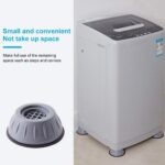 Mwellewm Anti Vibration Pads for Washing Machine Shock and Noise Reducing Washing Machine Support Anti Slip Vibration Rubber Washing Machine Feet Dryer Washer Vibration Stabilizer(1.7D x 0.16 H) - Image 3