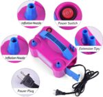 Electric Air Balloon Pump, Portable Dual Nozzle Electric Balloon Inflator/Blower for Party Decoration,Used to Quickly Fill Balloons - 110V 600W - Image 9