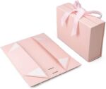 [CTRL & HOME] - All-in-One Foldable Gift Box with Magnetic Closure& Built-in Ribbon, Premium Flat-Fold Paperboard Packaging Box for Jewelry, Wedding, Birthday Gifts - Image 4