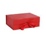 [CTRL & HOME] - All-in-One Foldable Gift Box with Magnetic Closure& Built-in Ribbon, Premium Flat-Fold Paperboard Packaging Box for Jewelry, Wedding, Birthday Gifts - Image 5