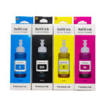 [CTRL & HOME] - Refill Ink, Generic Ink Bottles 100ml for HP Epson Canon Printer - Choose Color (Black, Cyan, Magenta, Yellow) or 4-Pack CMYK Set (Combo Kit) (CMYK(pack of 4))