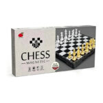 [CTRL & HOME] - Magnetic Chess Set for Kids & Adults, Folding Chess Board Game with Magnetic Pieces, Portable Strategy Board Game for Home, School & Family Game Night (Chess Magnetic (Gold&Silver))