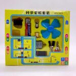 Scientific Experiment Kit, Fun Physics Science Kit, Electronic Circuit Experiment Set with Mini Light Bulb (Yellow)