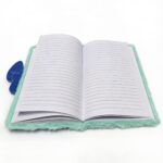 [CTRL & HOME] - A5 Plush Cover Notebook with Cute 3D Ears, Soft Cartoon Journal, Portable Diary Notebook for Kids and Gifts (Stitch) - Image 2