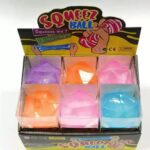 [CTRL & HOME] - Squeeze Ball Stress Relief Toy, Stretchy Squishy Sensory Fidget Toy, Soft Elastic Gel Stress Ball, Random Color, 1 Pack - Image 2